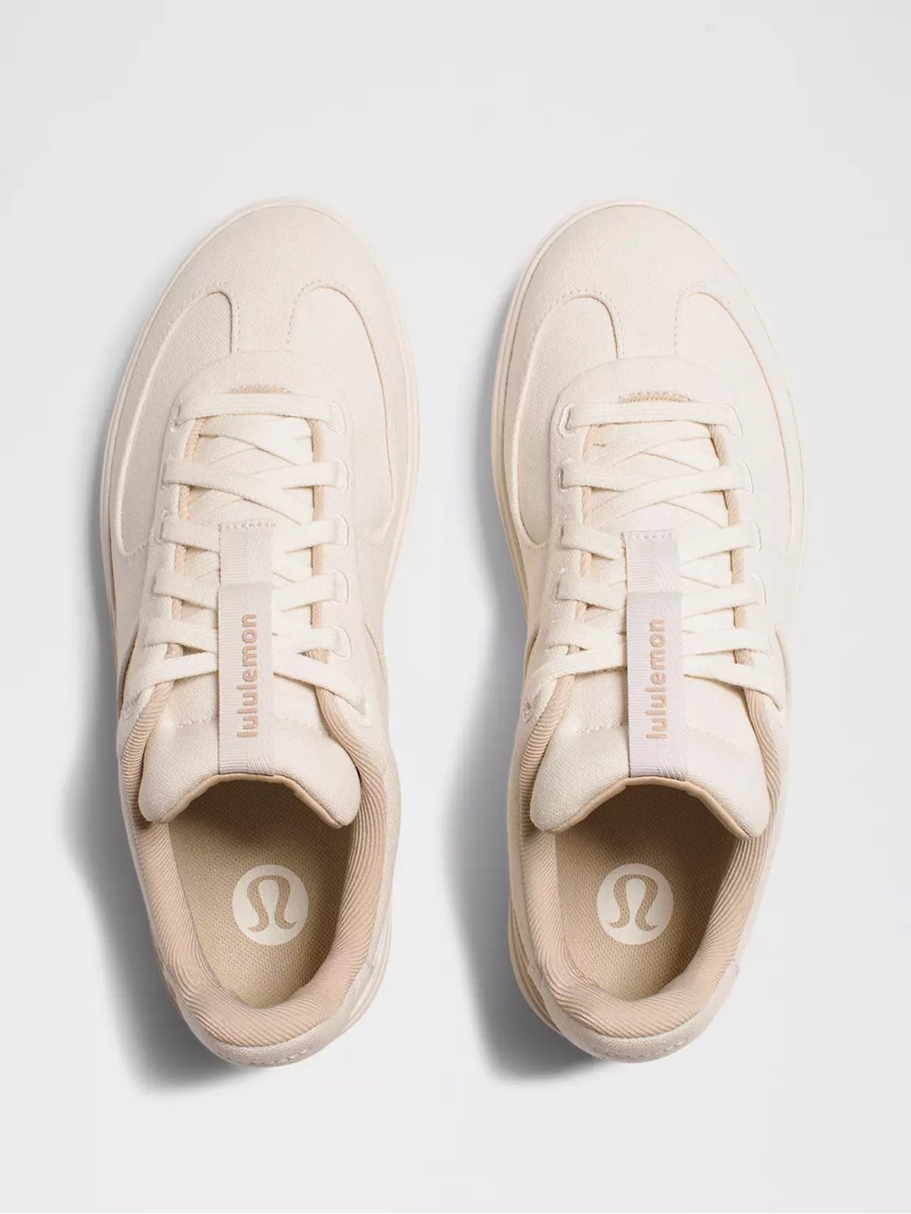 lululemon athletica Men’s Cream Low-Top Sneakers